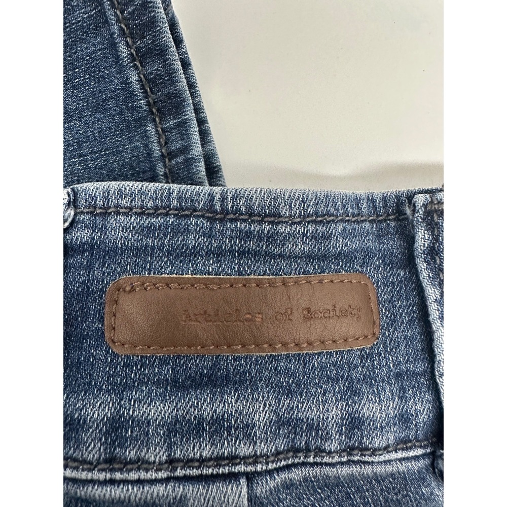 ARTICLES OF SOCIETY Village Park Denim Jeans Women's 26 Blue High Rise Skinny - Picture 10 of 11